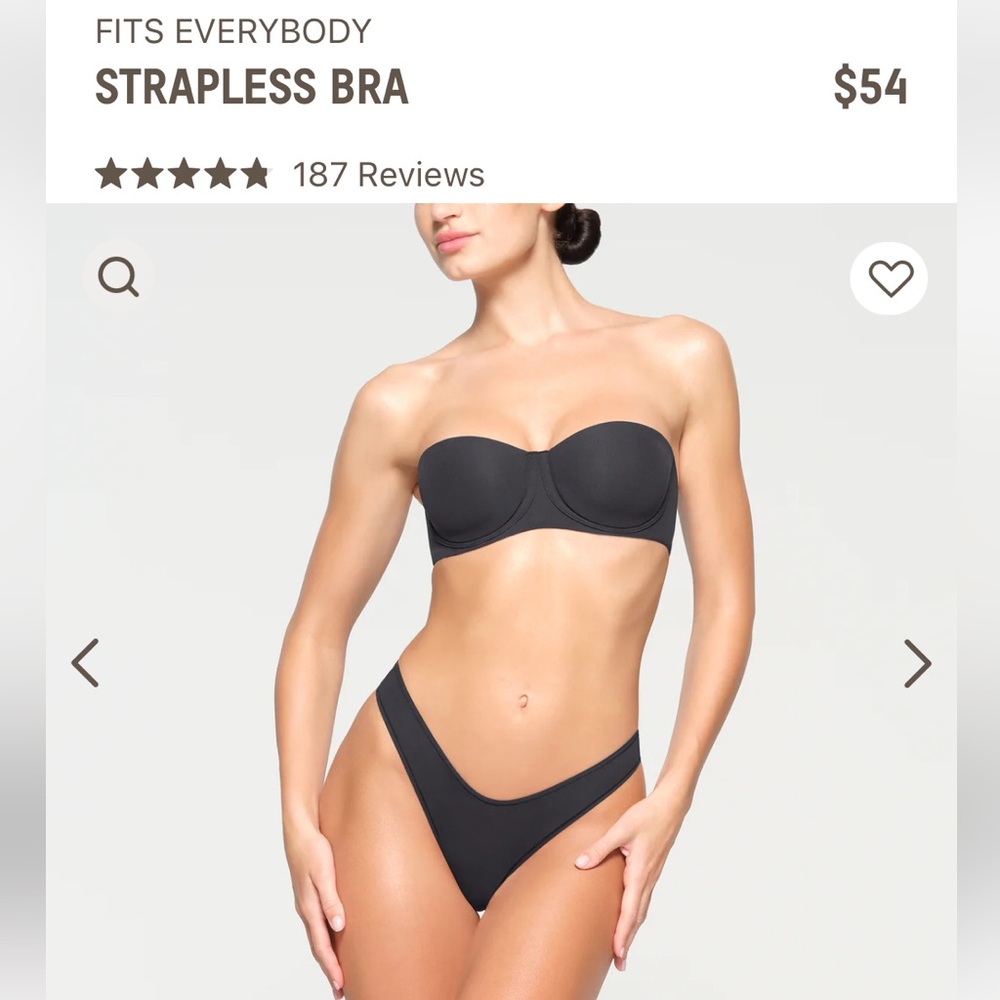 SKIMS Fits Everybody Strapless Bra